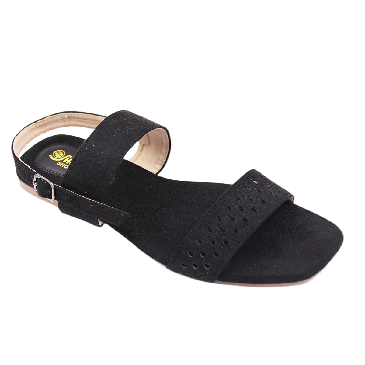 Women Shoes Fashion Summer Women Sandals Flat Thick Bottom Open Toe Hook  Loop Solid Color Casual Black 8.5 - Walmart.com